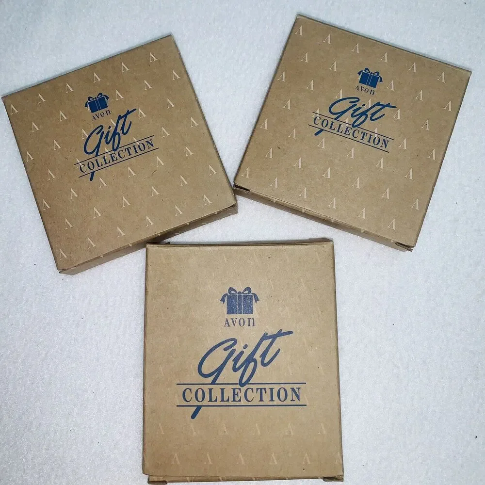 3 Vtg Avon Christmas Cookie Cutter Cuties Bell & Star Ornaments Paper Cutter NOS